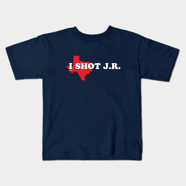 I Shot JR (Dark) Kids T-Shirt by GloopTrekker